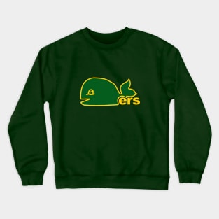 Retro New England Whalers Hockey Crewneck Sweatshirt